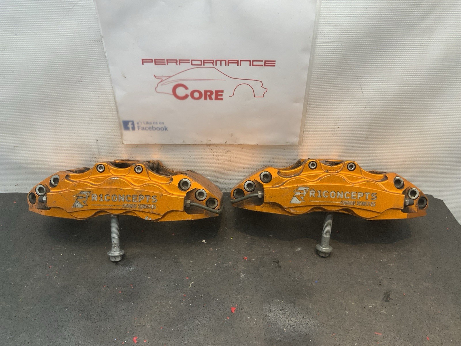R1 Concept Forged Series 6 Front Brake Caliper Six Pot Left Right Pair
