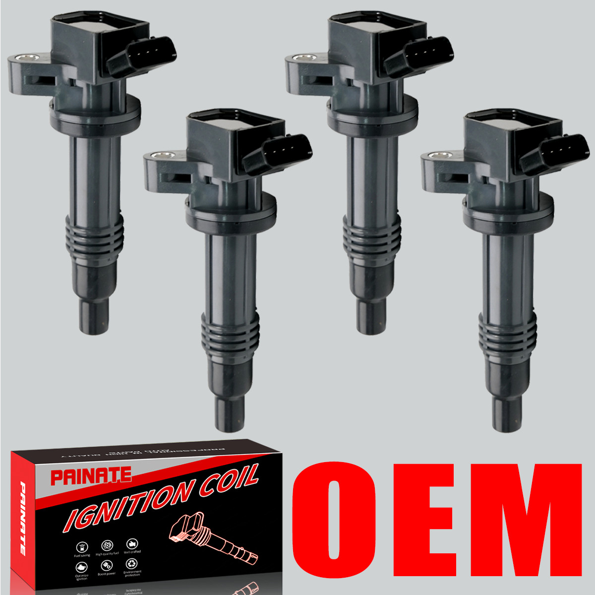 Brand 4X OEM Ignition Coil For Toyota Altezza Gita GXE1 SXE10 3SGE 90919-02236