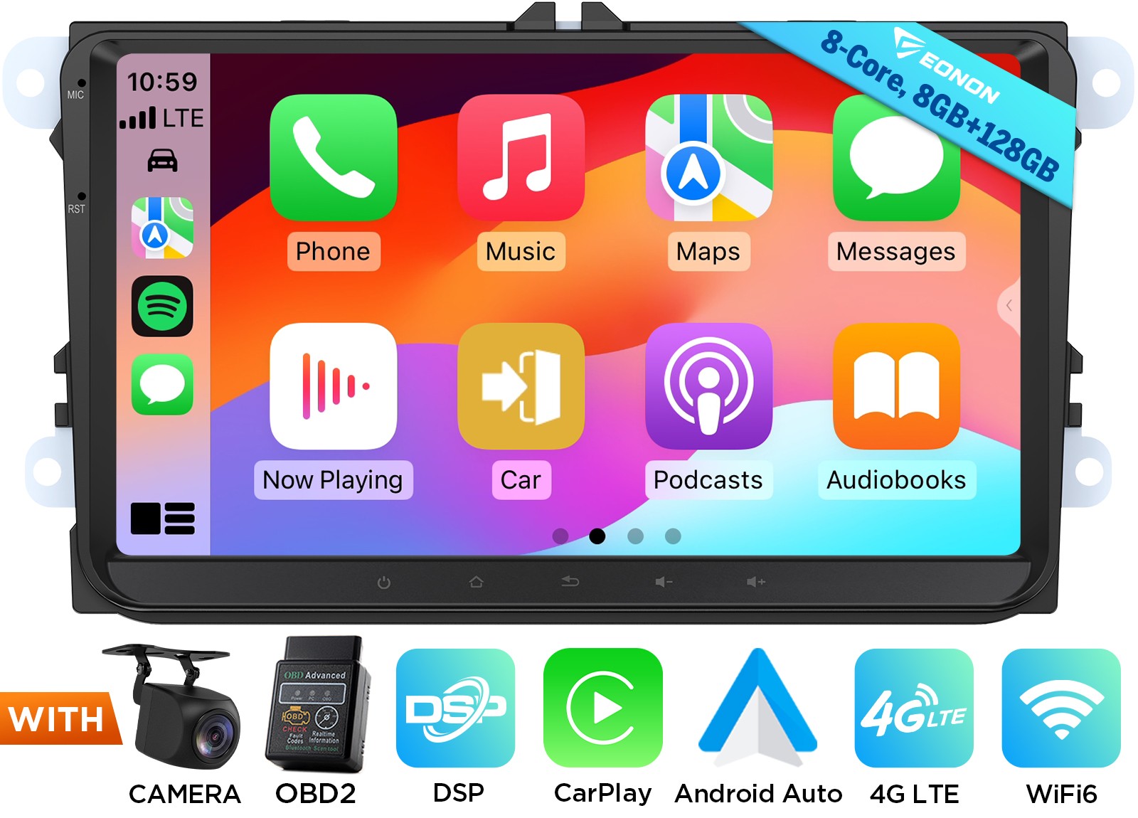 Eonon VWX6S PRO Android 13 Head Unit 8+128 9