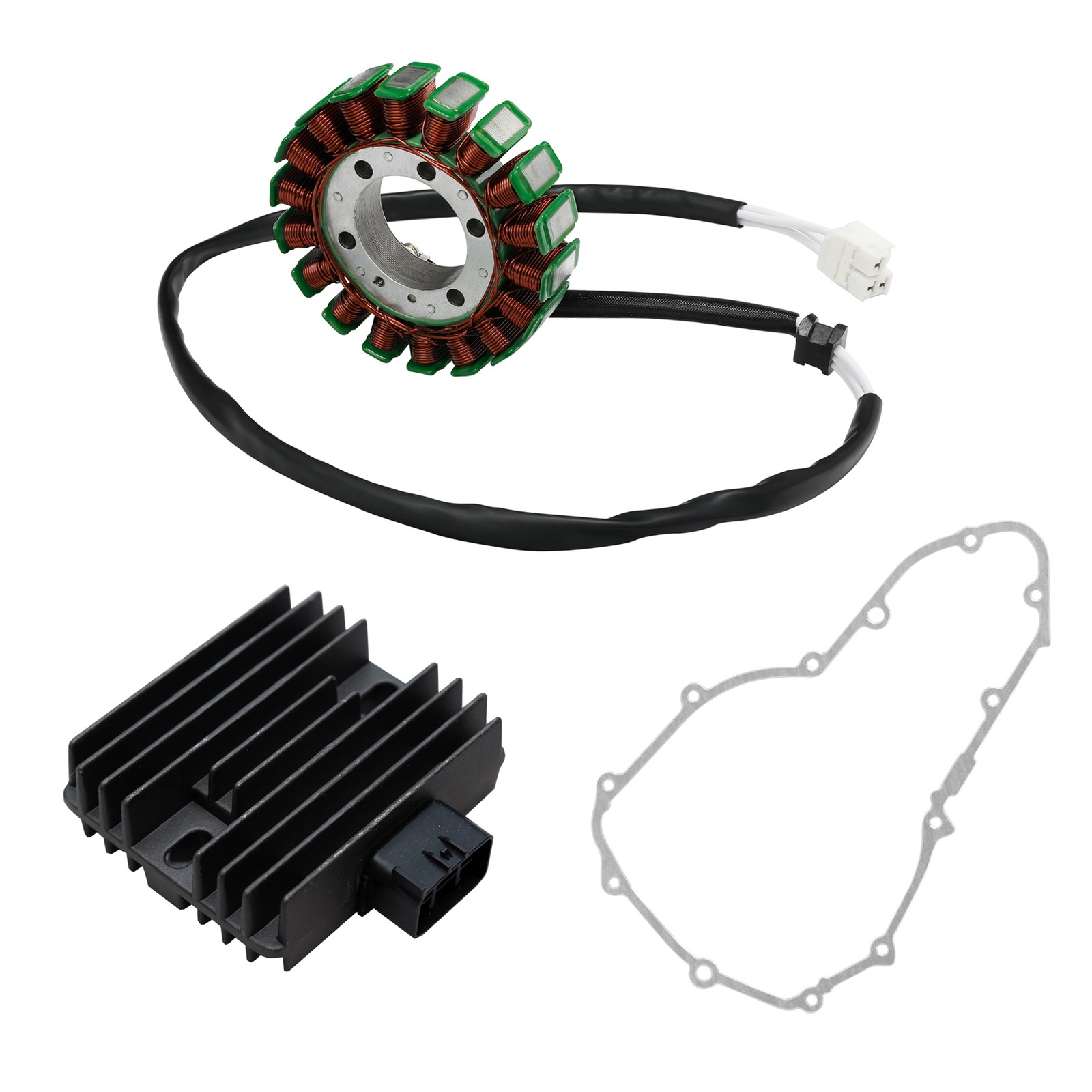 Stator Coil & Voltage Regulator Rectifier Fit For Kawasaki Ninja 650 16-24 Z650
