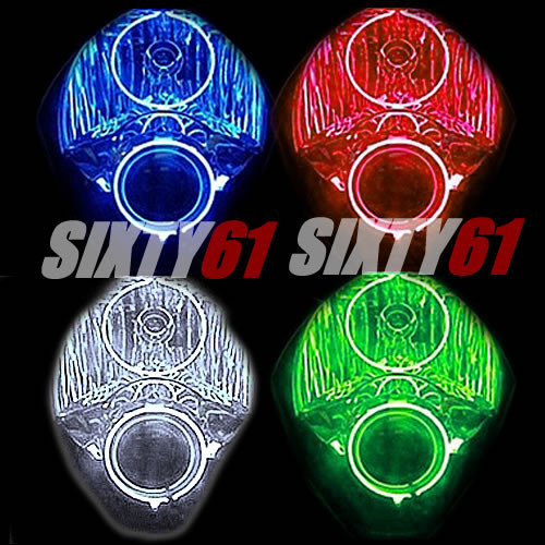 Suzuki GSX650F 2008-2010 CCFL Demon Halo Angel Eyes rings lights GSX 650F
