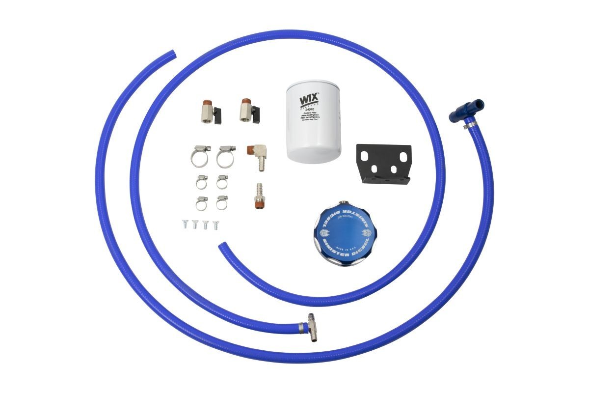 Sinister Diesel Coolant Filtration System for Ford Powerstroke 2008-10 6.4L