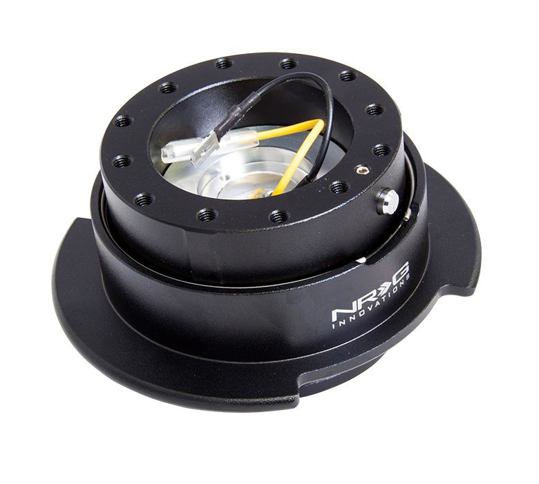 NRG for Quick Release Kit Gen 2.5 - Black / Black Ring w/Finger Grooves