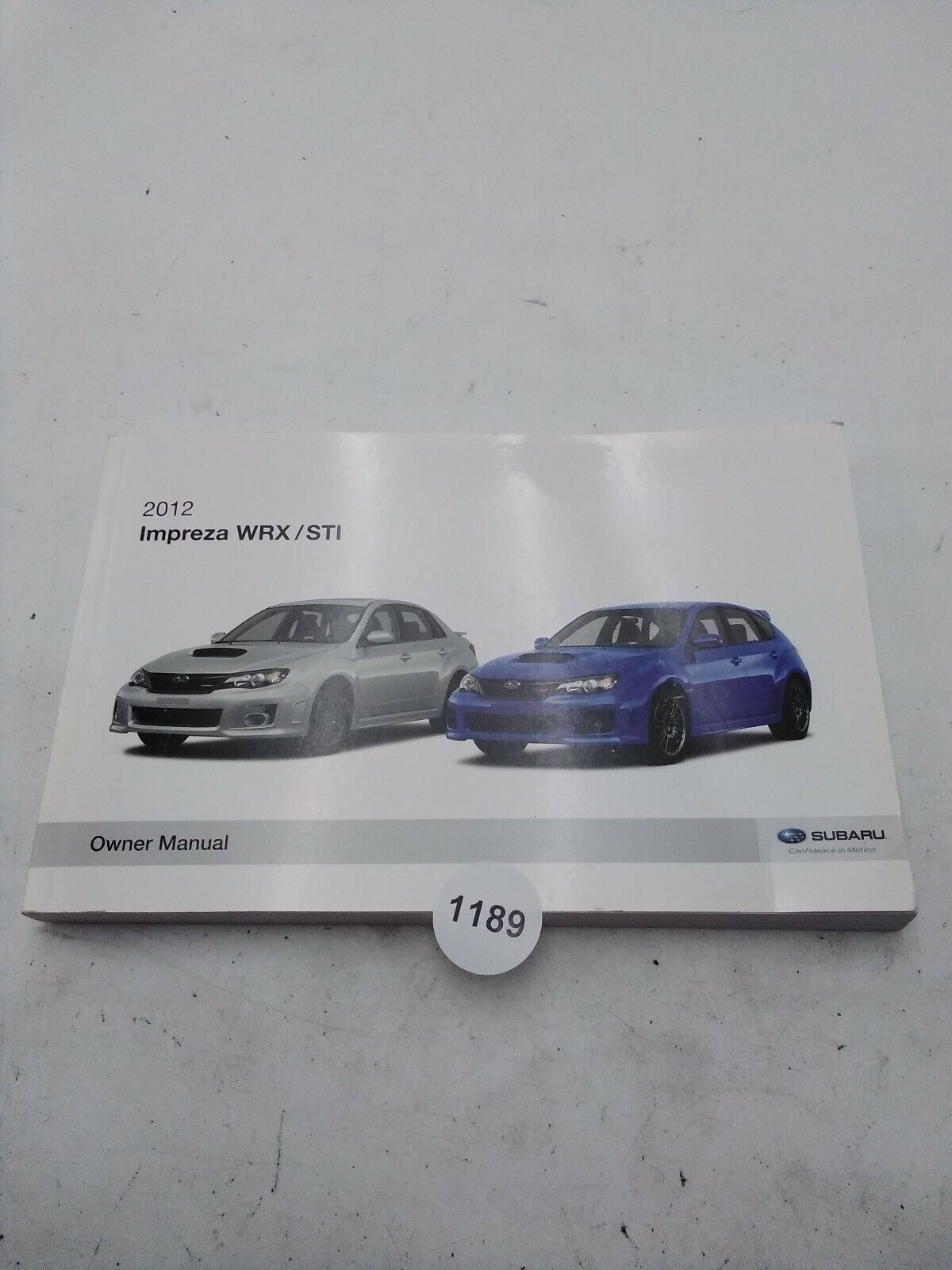 2012 Subaru Impreza WRX STI Owner\'s Manual 