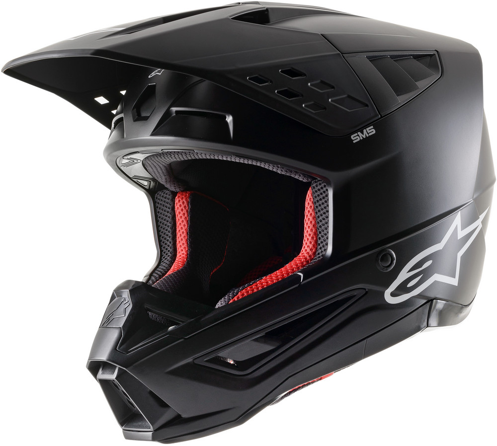 Alpinestars S-M5 Solid Helmet (Black Matte, Xl) Alpinestars S-M5 Solid Helmet (Black Matte, Xl)