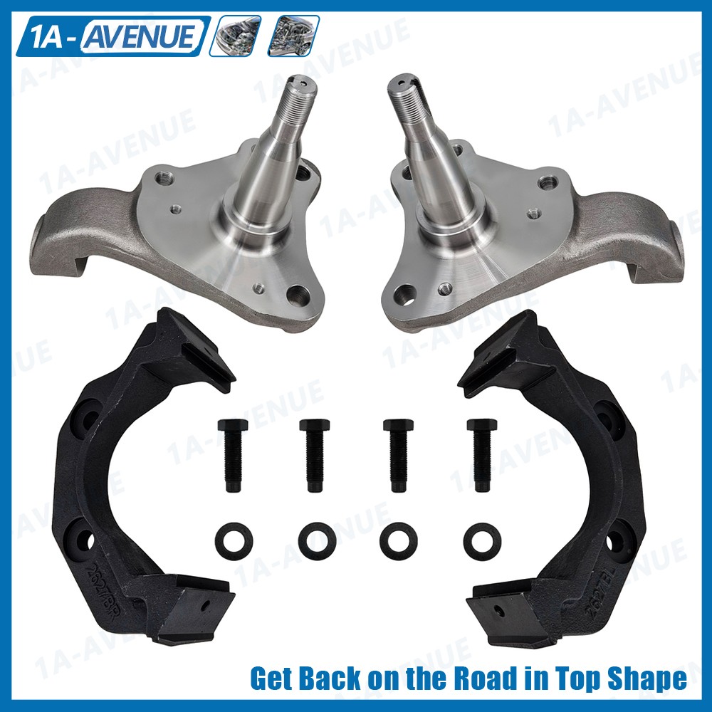 For 1962-1974 B E Body Chrysler Dodge Plymouth Pair Spindles & Caliper Brackets