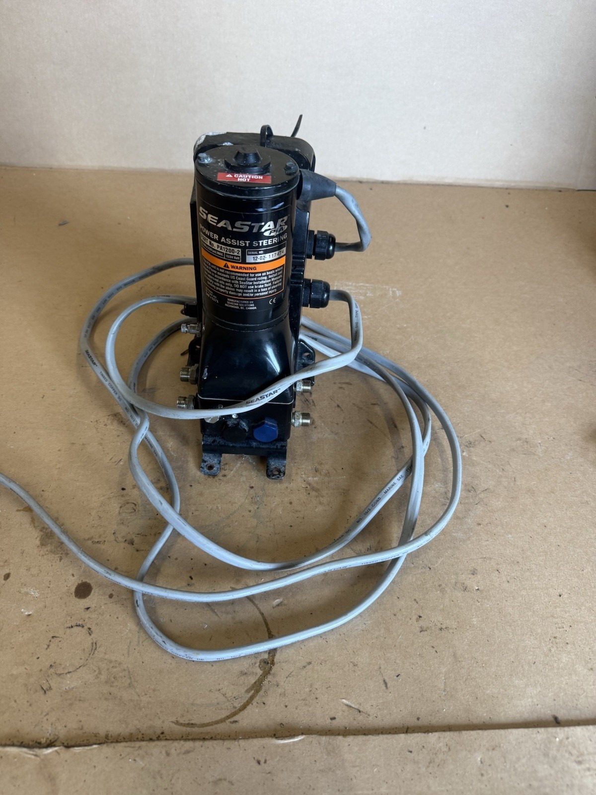 Dometic Seastar PA1200-2 Electric Power Assist Hydraulic Steering Pump Unit Dometic Seastar PA1200-2 Electric Power Assist Hydraulic Steering Pump Unit