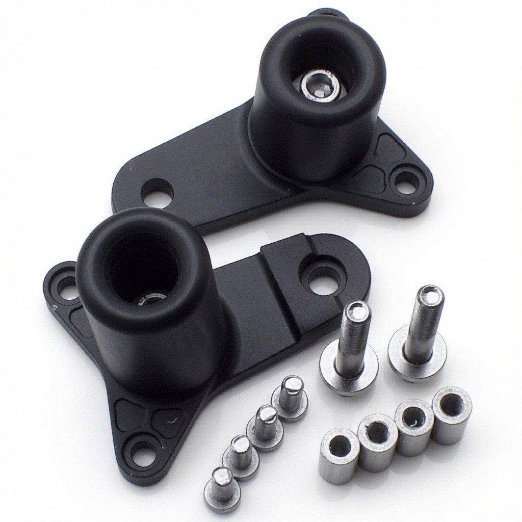 2011-2024 Suzuki GSXR600 GSXR750 GSXR 600 750 BLACK NO-CUT FRAME SLIDERS
