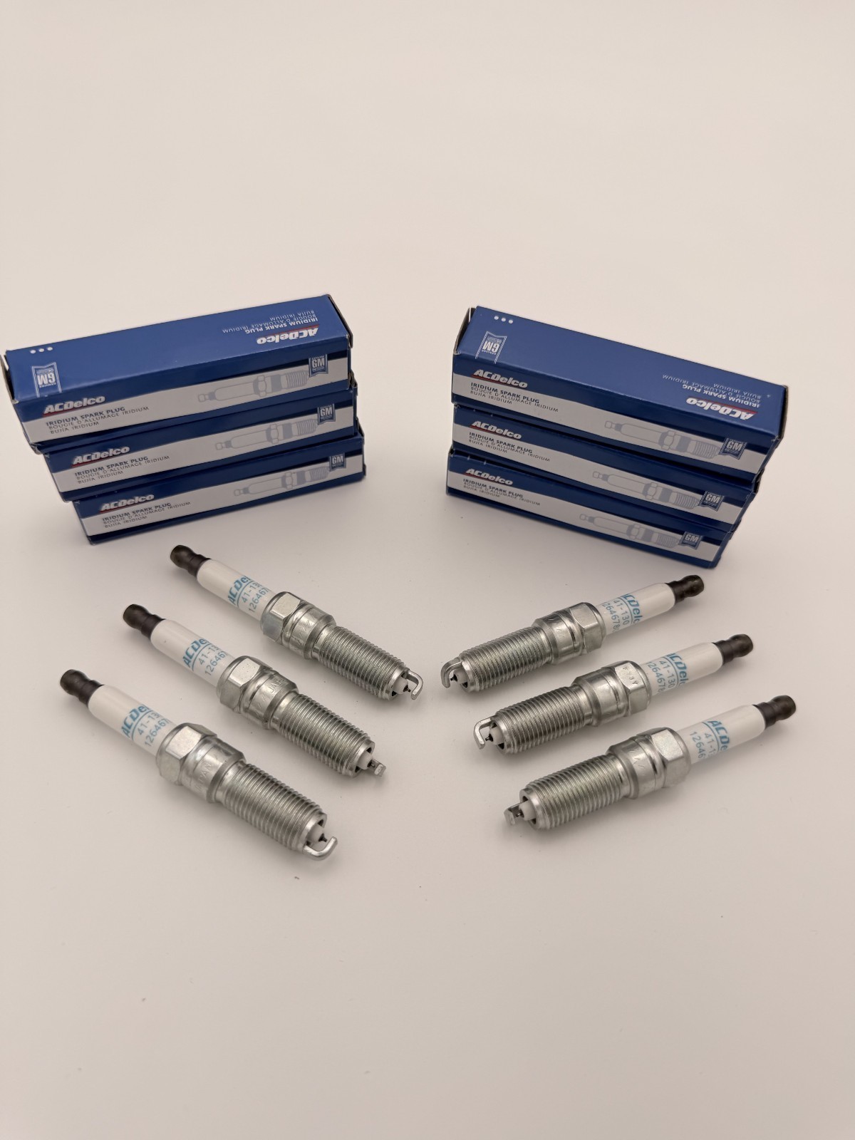 Set Of 6 ACDelco 41-130 #12646780 Iridium Spark Plugs For (3.6L) Cadillac, chevy Set Of 6 ACDelco 41-130 #12646780 Iridium Spark Plugs For (3.6L) Cadillac, chevy
