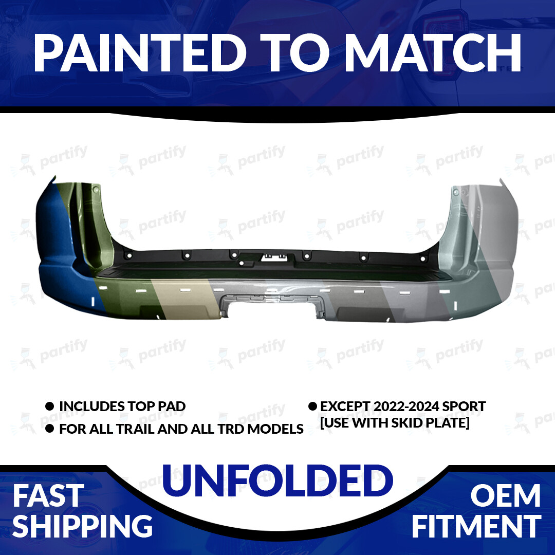 NEW Painted 2014-2023 Toyota 4Runner Trail/Premium/TRD Unfolded Rear B