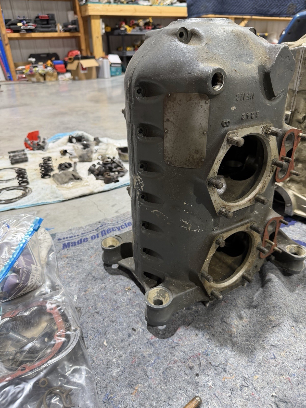 Continental 75HP Crank Case & Accessory Case Aviation Airplane Aircraft Engine Continental 75HP Crank Case & Accessory Case Aviation Airplane Aircraft Engine