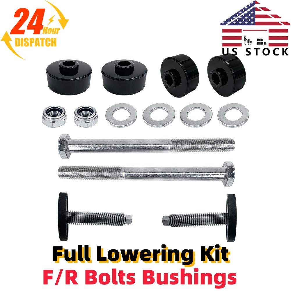 For 1997-2004 Chevrolet Corvette Vette C5 Full Lowering Kit F/R Bolts Bushing