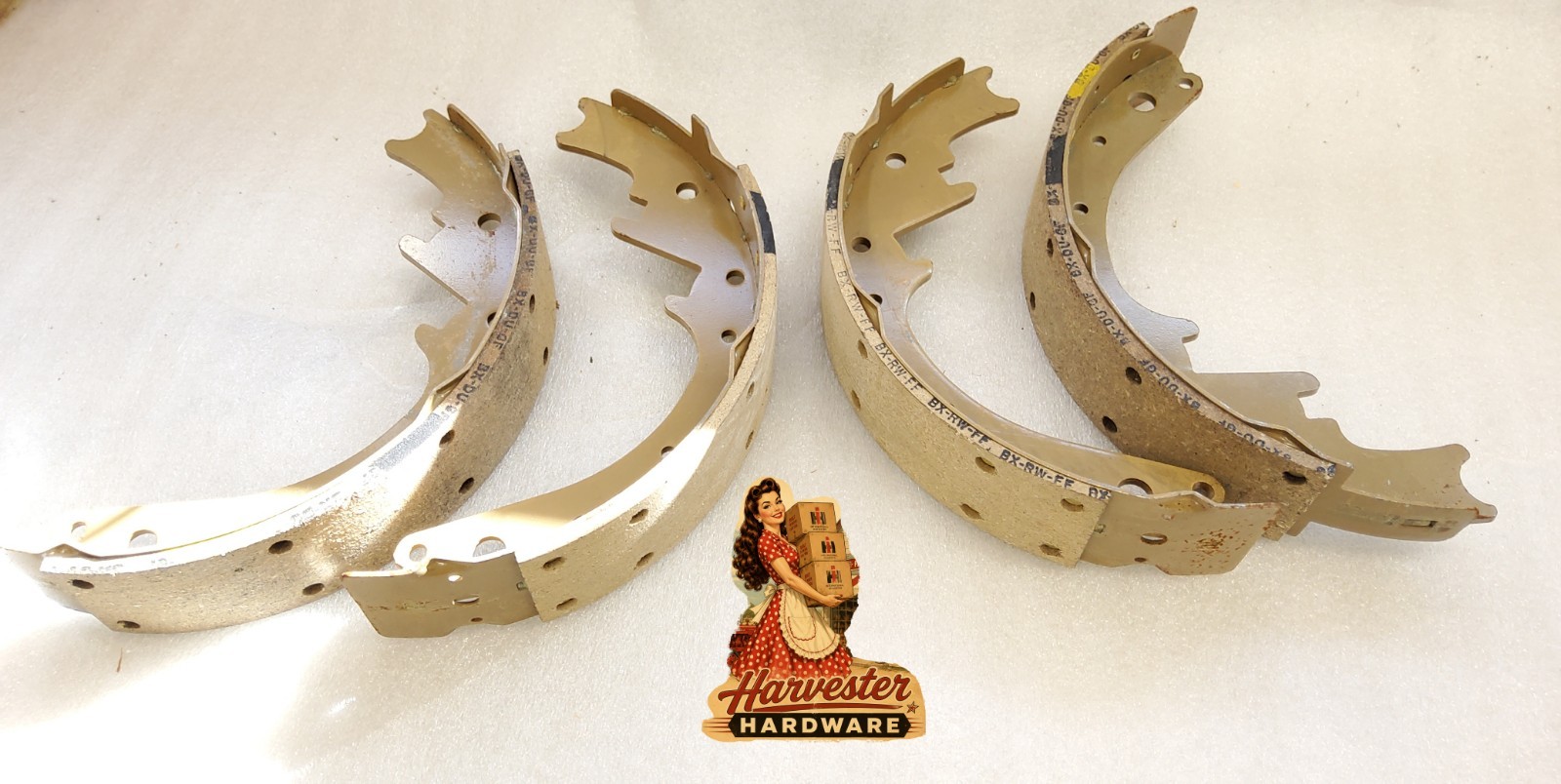NOS 71-80 International Harvester Scout II Vintage Rear 11x2 ¼ Brake Shoes