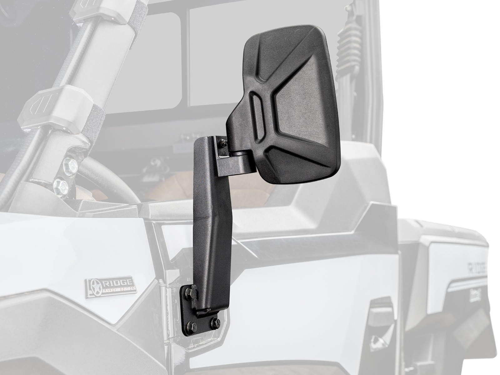 SuperATV Side View Mirror for Kawasaki Ridge/See Fitment SuperATV Side View Mirror for Kawasaki Ridge/See Fitment