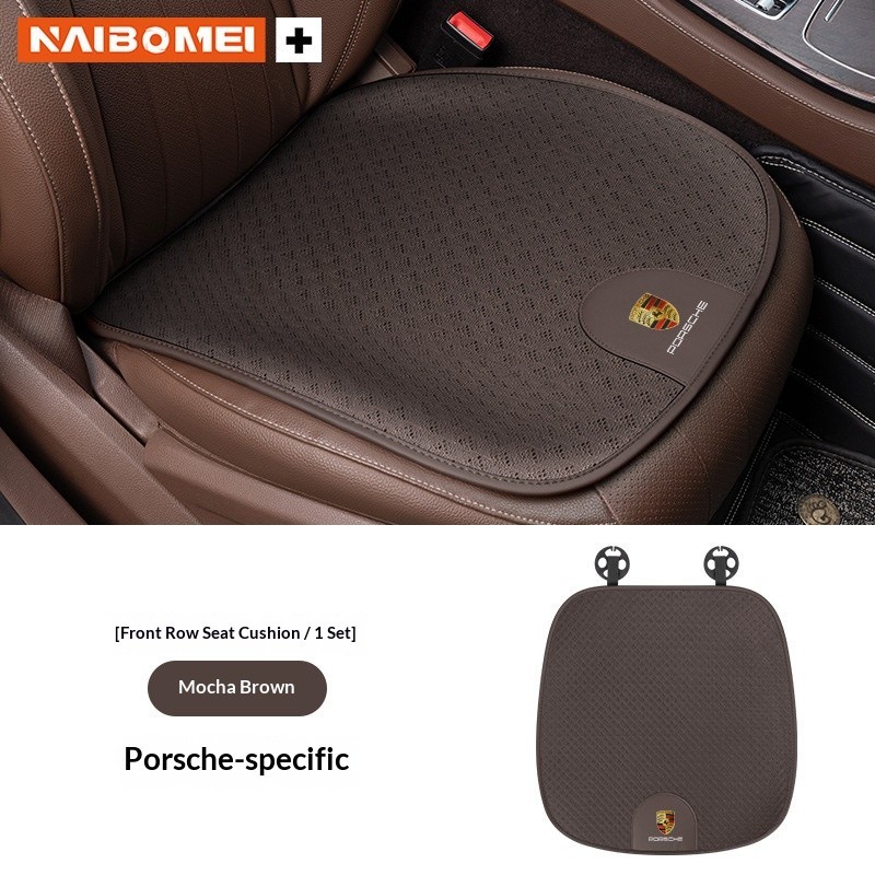 For Porsche-Cayman,Macan,Panamera,Taycan luxury ice silk Leather-Car Seat Covers