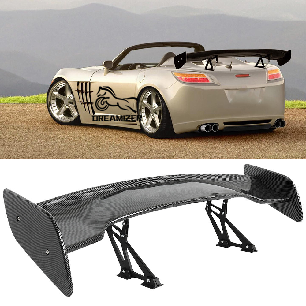 47in Carbon Rear Trunk GT Racing Spoiler Wing Lip For Saturn Sky Ion Red Line