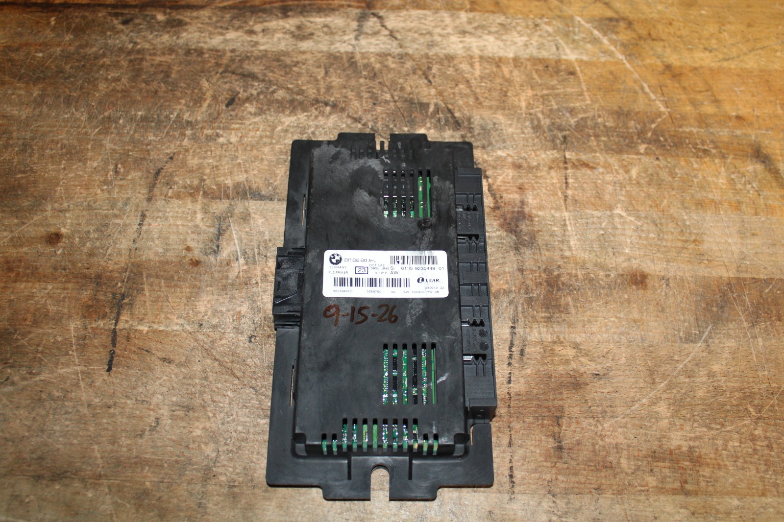 11-13 OEM BMW E92 E93 FRM III 3 Footwell Light Control Module 9230449 01 11-13 OEM BMW E92 E93 FRM III 3 Footwell Light Control Module 9230449 01