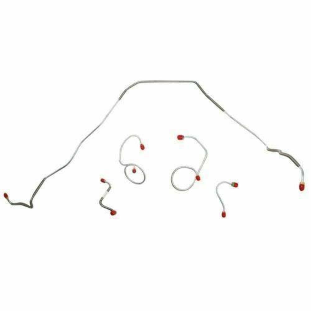 1967-68 Chevrolet Bel Air Front Brake Line Kit Power Disc Brakes-BKT6703SS