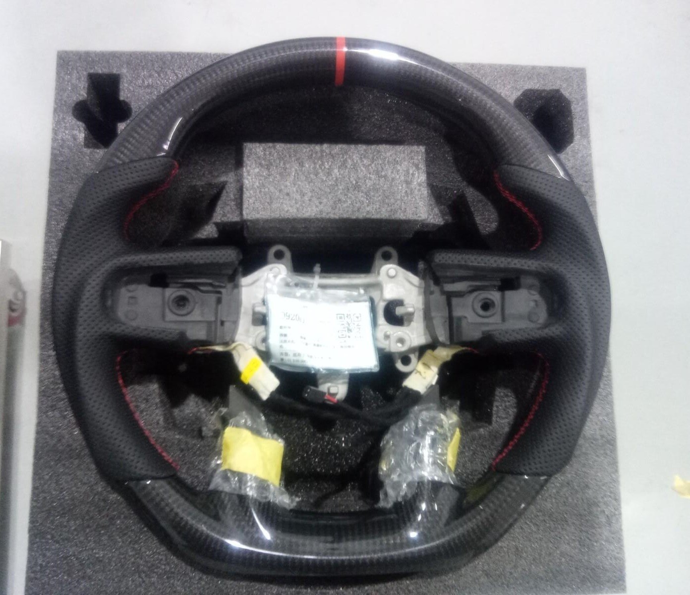Real 3K Carbon Fiber Heated Leather Steering Wheel Fit Dodge Ram TRX 2019+