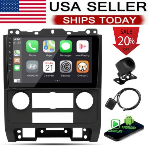 CarPlay Android Car Radio GPS Stereo For 2007-2012 Ford Escape Kuga Apple