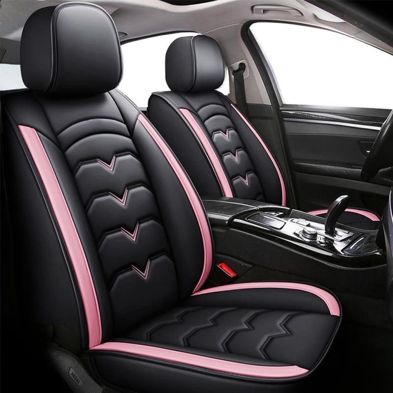 For Chevy Sedan SUV Car Seat Covers Full Set Front Rear 5 Seats Seat Protectors