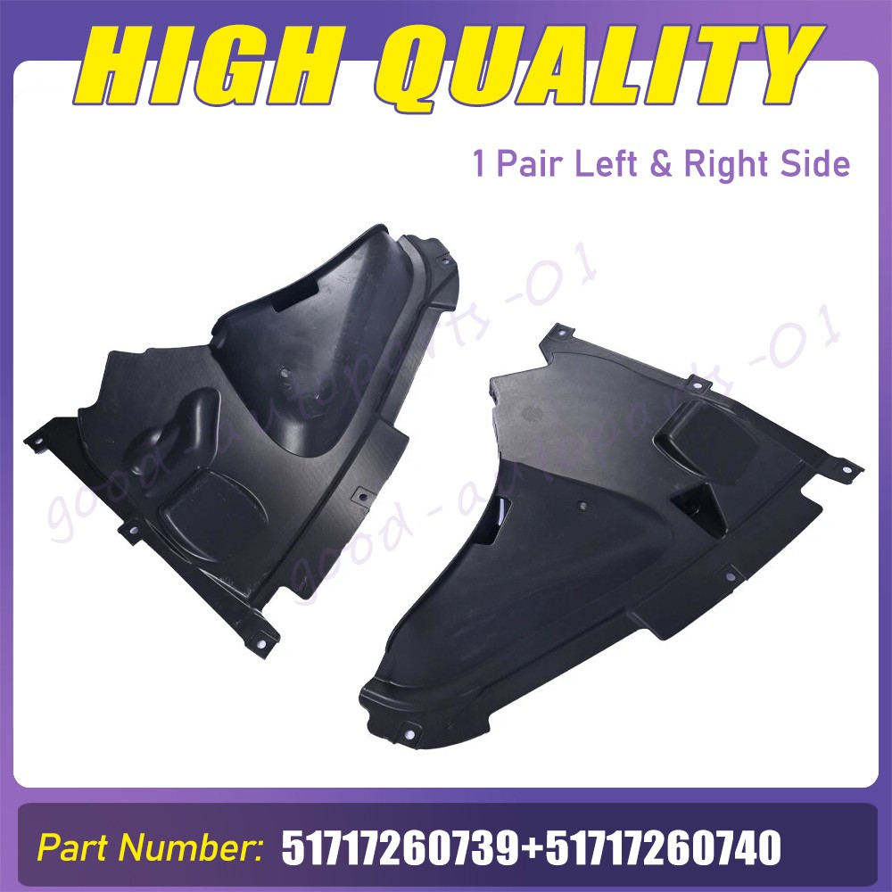 2Pcs Front Left & Right Fender Liner for BMW 328i 12-15 335i 12-17 320i 2Pcs Front Left & Right Fender Liner for BMW 328i 12-15 335i 12-17 320i