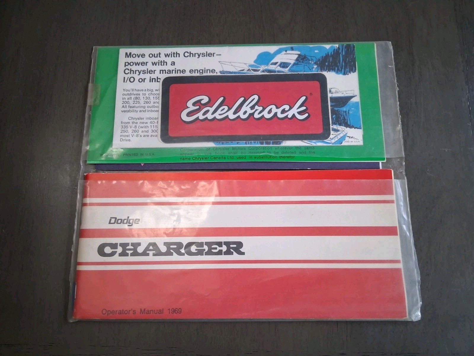 1969 Dodge Charger Original Owners/Operators Manual *NOS* 1969 Dodge Charger Original Owners/Operators Manual *NOS*
