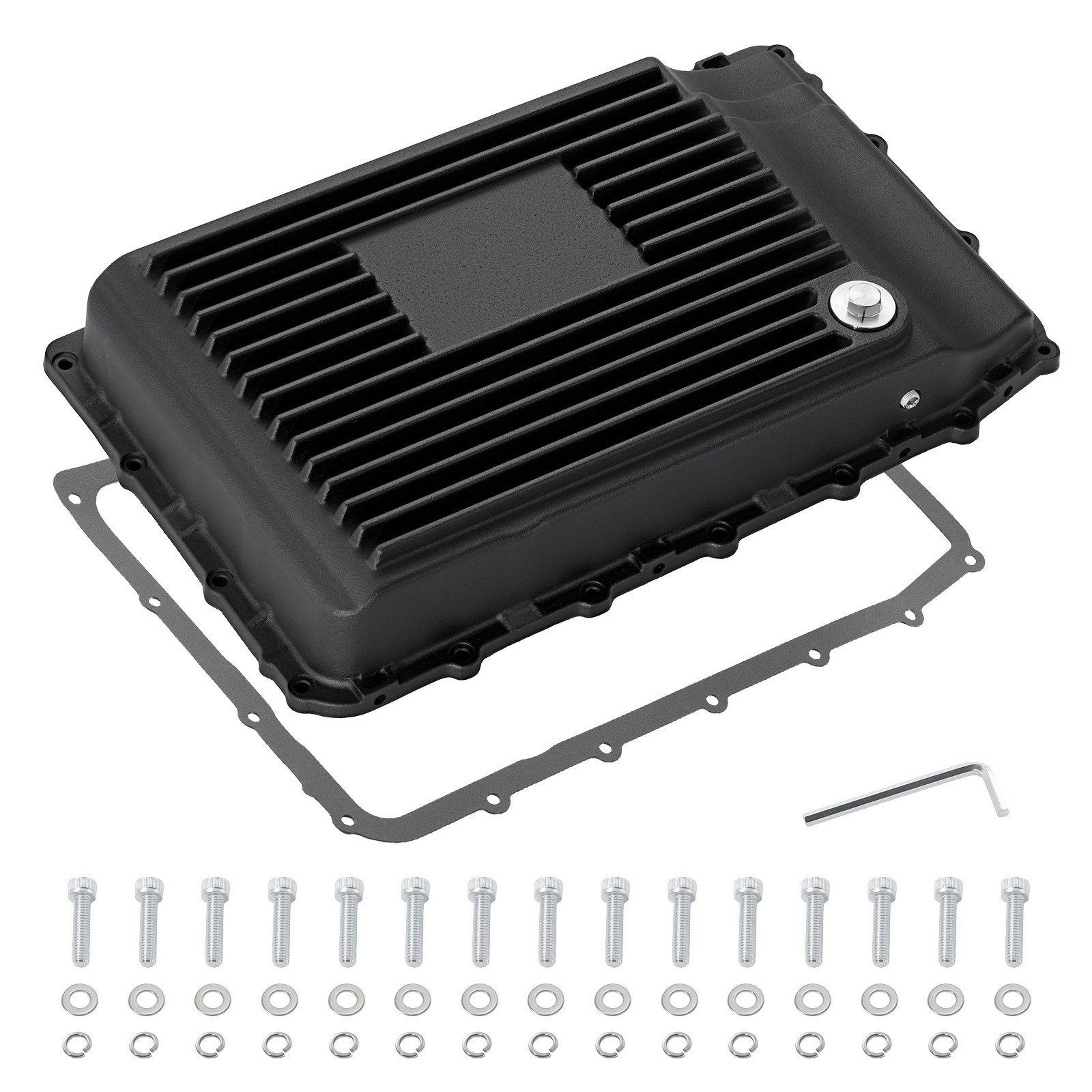 Aluminum Transmission Pan Filter Kit Fit For Ford 2017-2025 F150 10R80 10R60