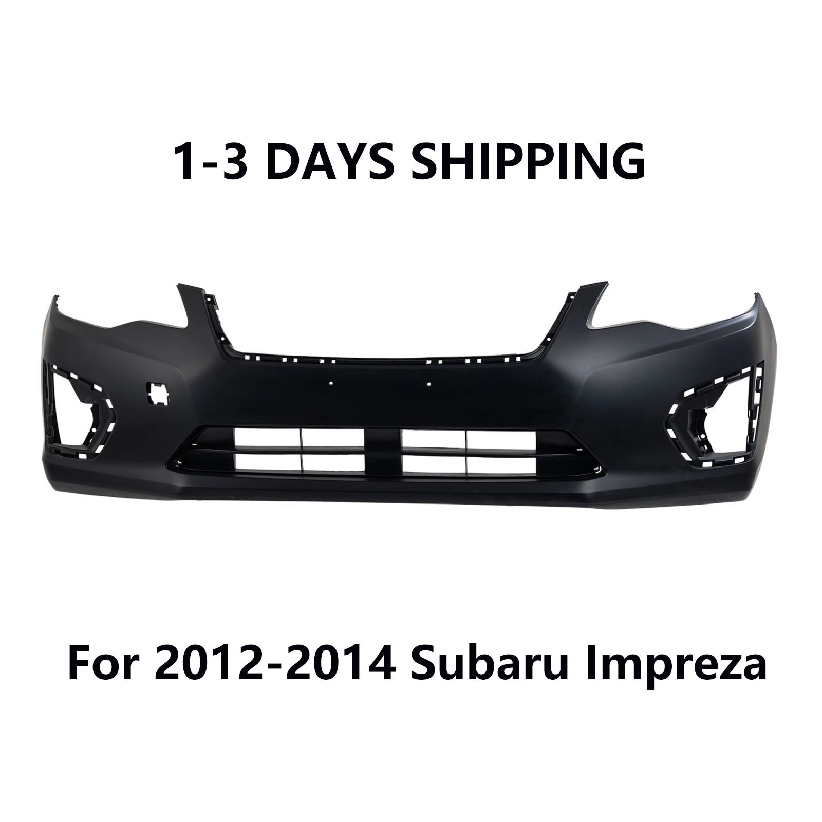 For 2012-2014 2013 Subaru Impreza Sedan Primed Front Bumper Cover 57704FJ003