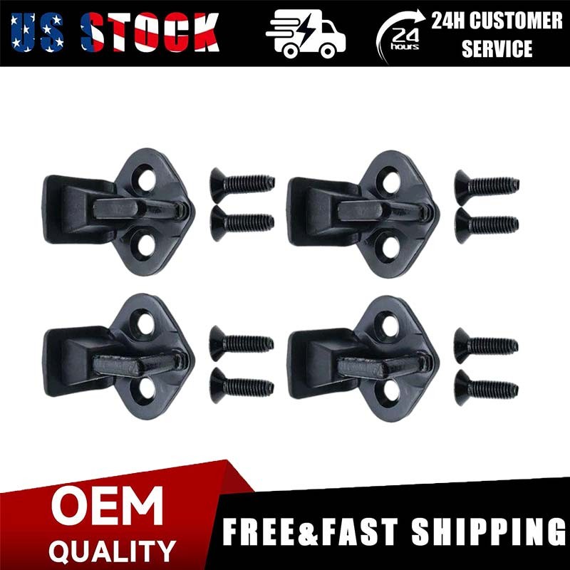 4pc Door Lock Striker Pin for Ford F150 F250 F350 1999-2016 9L3Z-1522008-A Black 4pc Door Lock Striker Pin for Ford F150 F250 F350 1999-2016 9L3Z-1522008-A Black