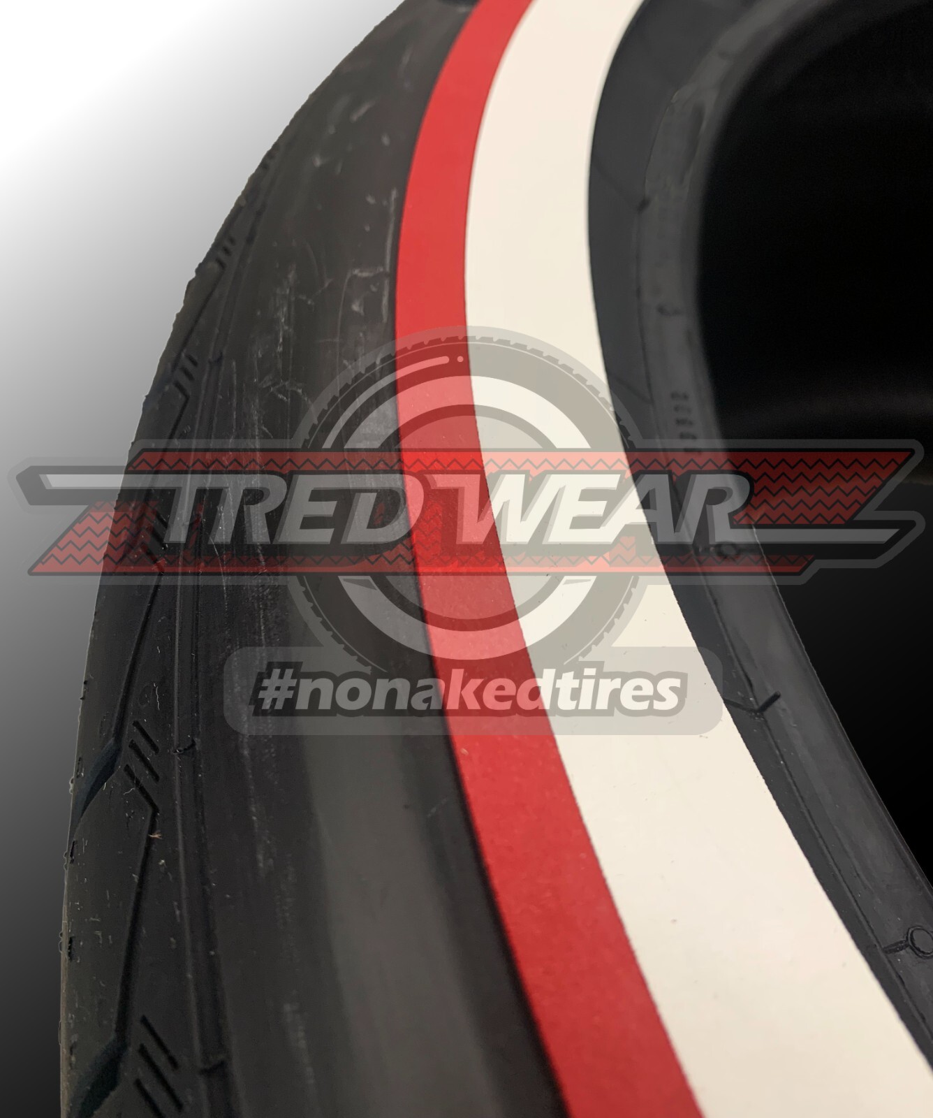 Deluxe twin white wall /color wall tire kit