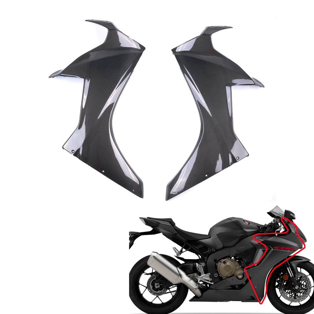 FTE 100% Carbon Fiber Both Sides Upper Fairings for HONDA CBR1000RR 2017-2026