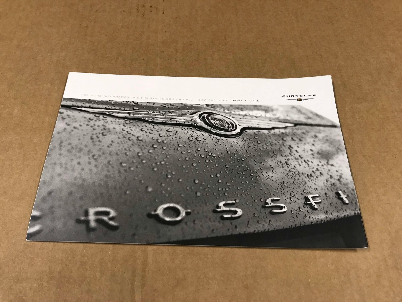2003 Chrysler Crossfire Fold-Out Dealership Salesman Brochure 2003 Chrysler Crossfire Fold-Out Dealership Salesman Brochure