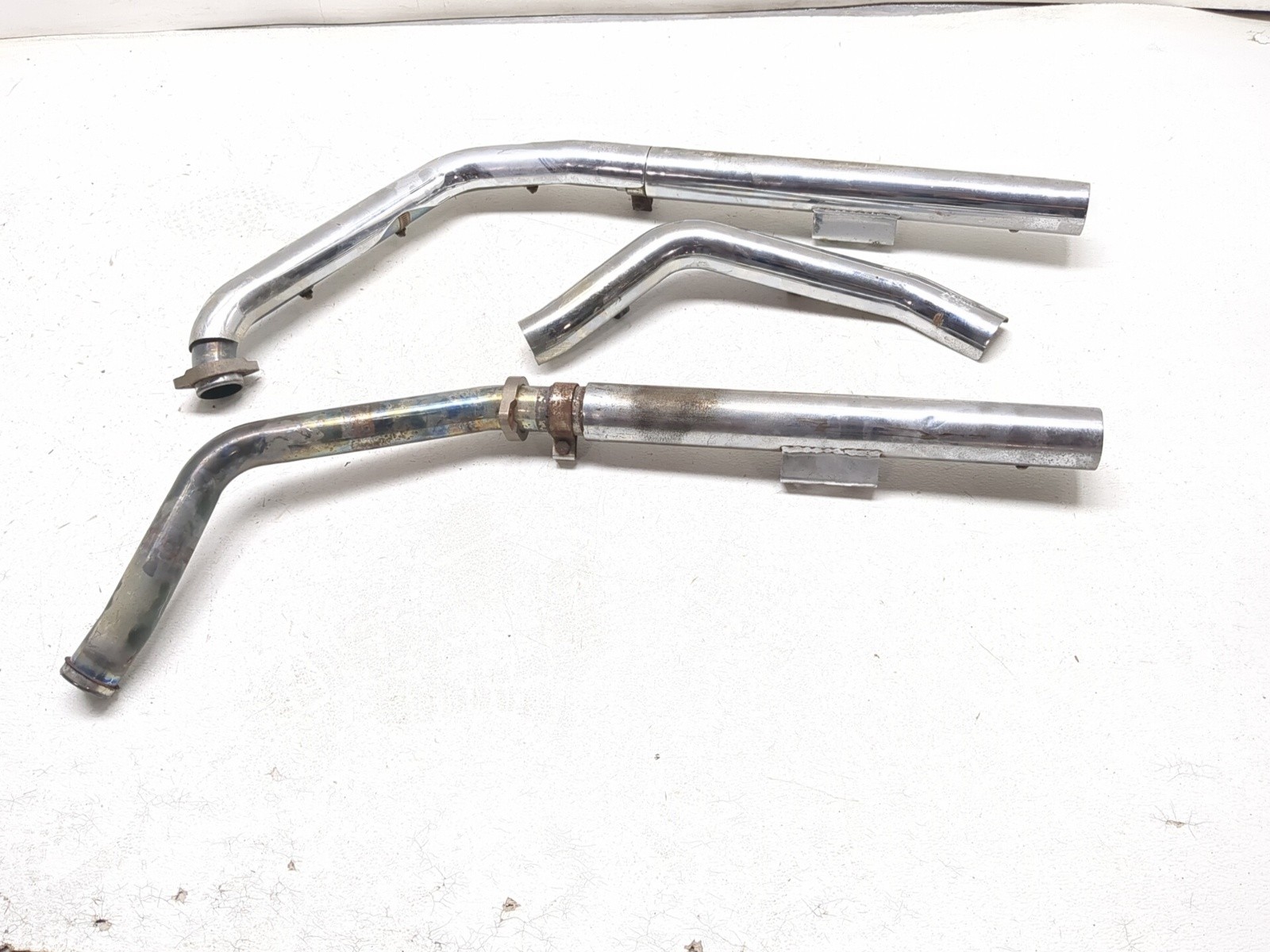 99-06 Harley-Davidson Fat Boy FLSTFI Vance Hines Big Shots Staggered Exhaust Set
