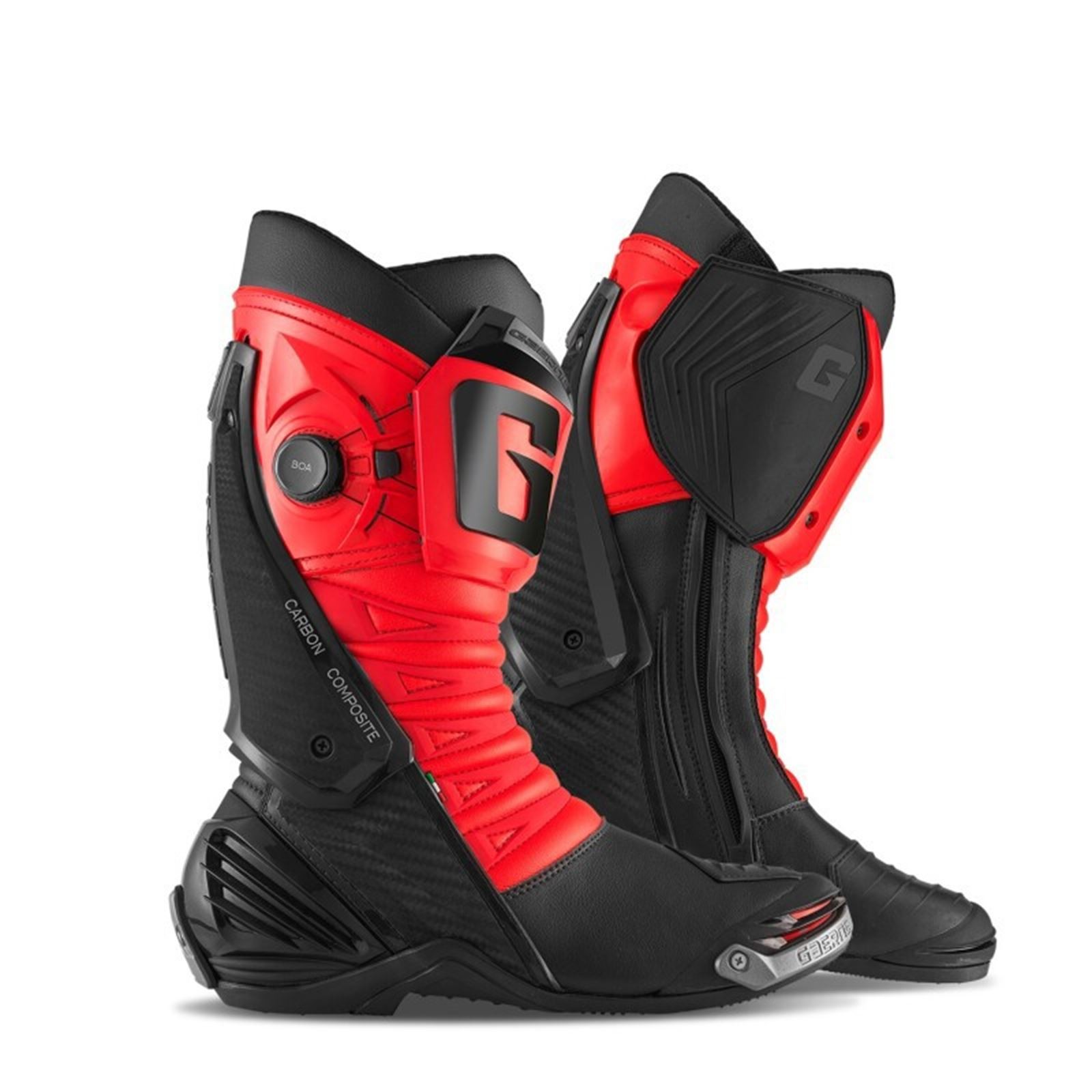 Gaerne GP1 LS Boot Black/Fluorescent Red Size - 9 2460-025-9 Gaerne GP1 LS Boot Black/Fluorescent Red Size - 9 2460-025-9