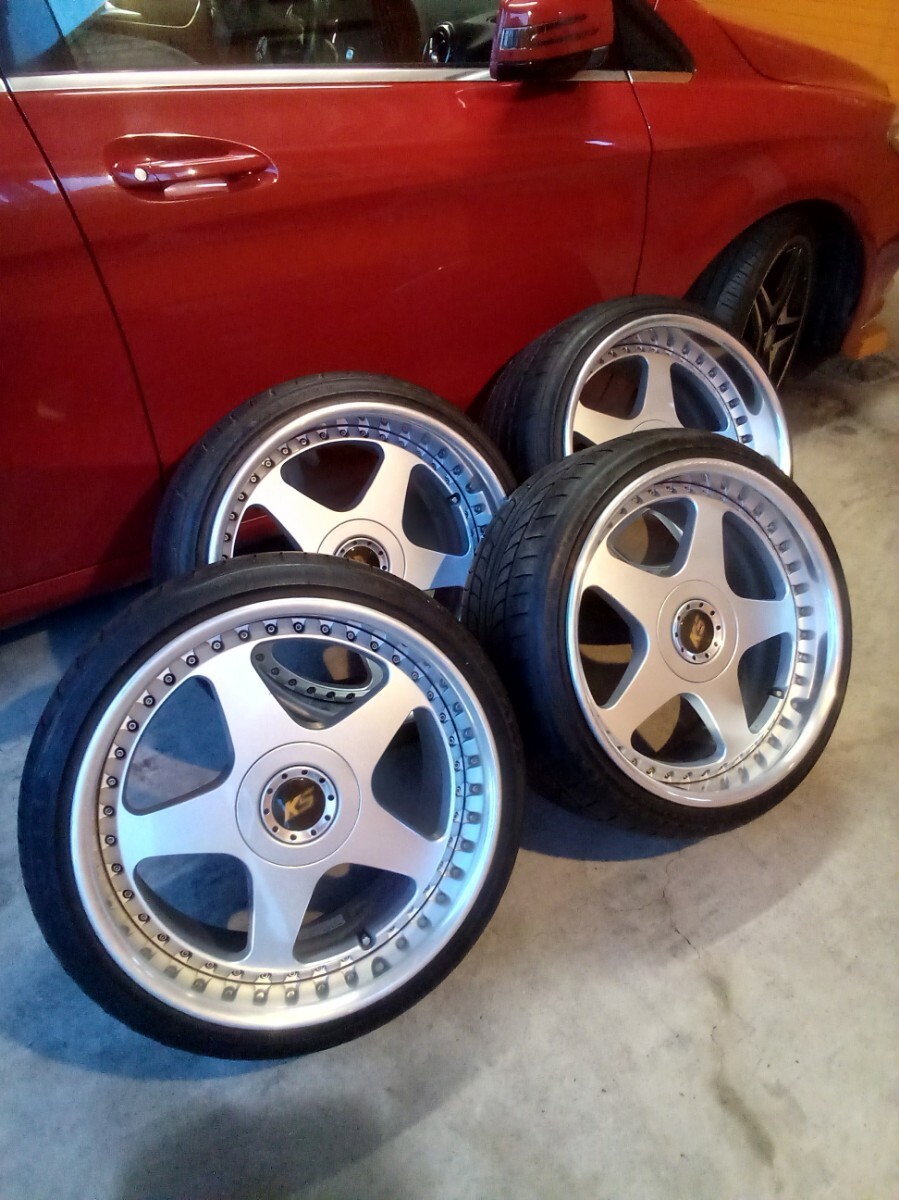 JDM 19-inch Koenig wheels excellent condition 5-hole deep rim 4-piece No Tires