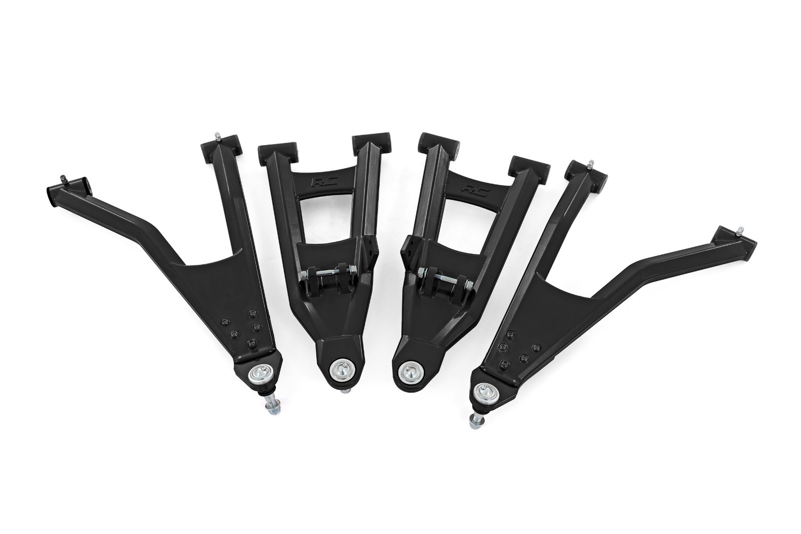 2021-2026 Polaris Ranger XP 1000 Rough Country Black 2in Forward A-Arms 93174BLK