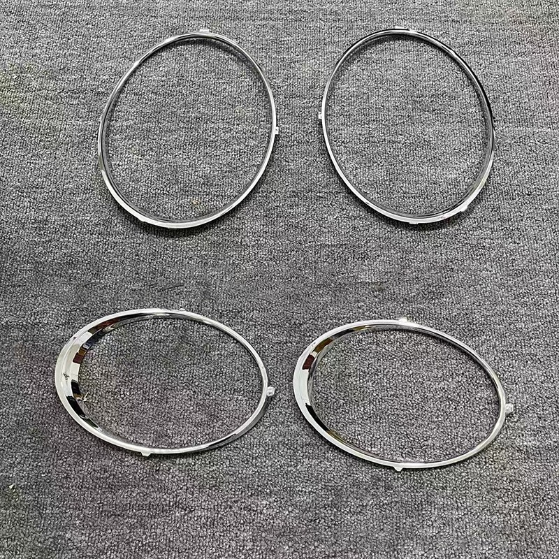 For Bentley Continental GT 2004-2010 Headlight Trim Ring Set Chrome