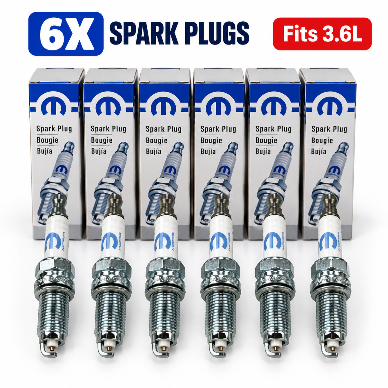6 Pack Mopar Spark Plugs SP149125AF Ram 1500 Jeep Grand Cherokee 3.6L V6 6 Pack Mopar Spark Plugs SP149125AF Ram 1500 Jeep Grand Cherokee 3.6L V6