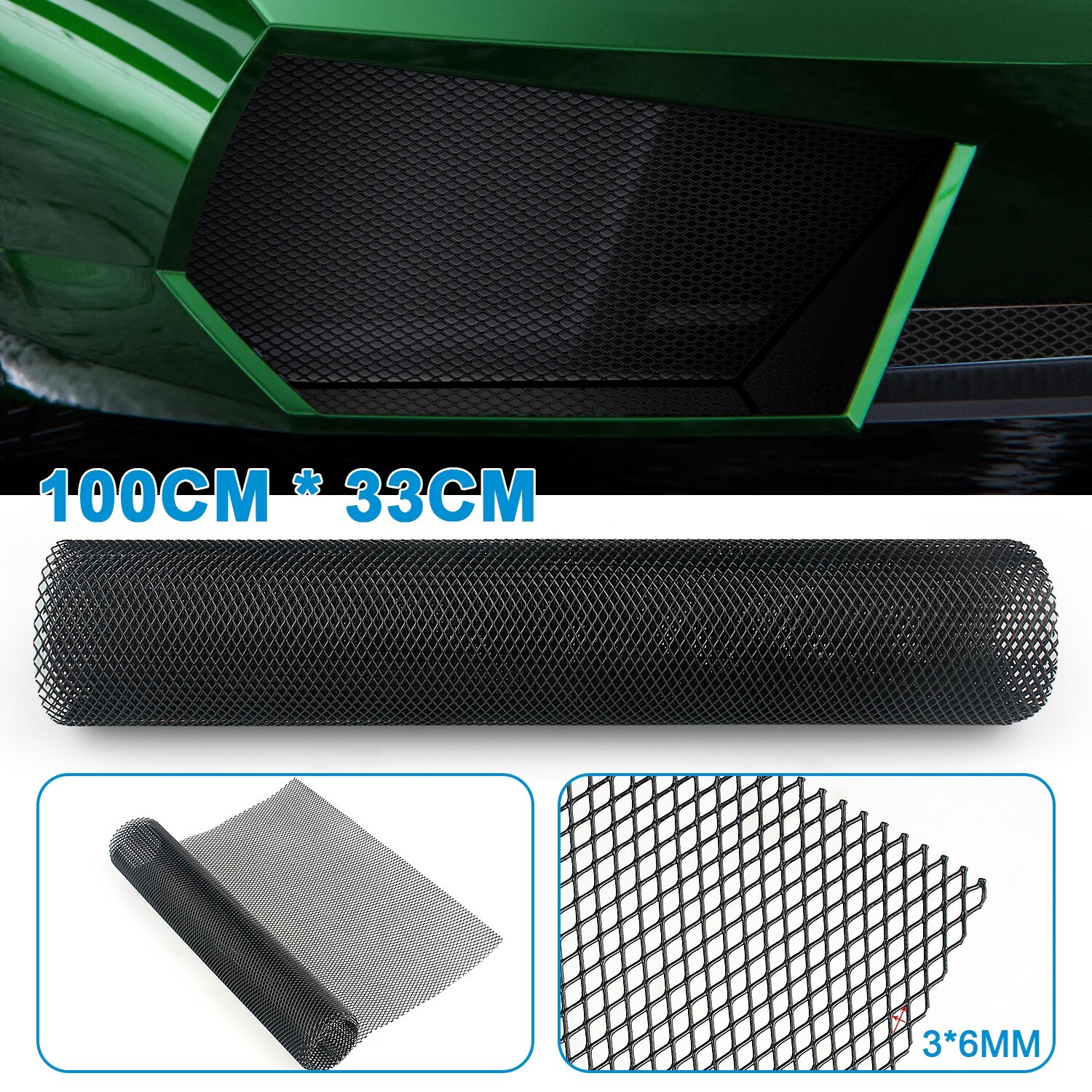 Aluminum Mesh Grille Insert - 40x13\