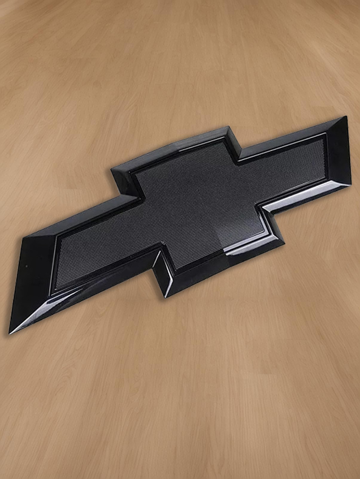 Grille Bowtie Emblem for 2020-2026Chevrolet Silverado 2500HD 3500HD Gloss Black