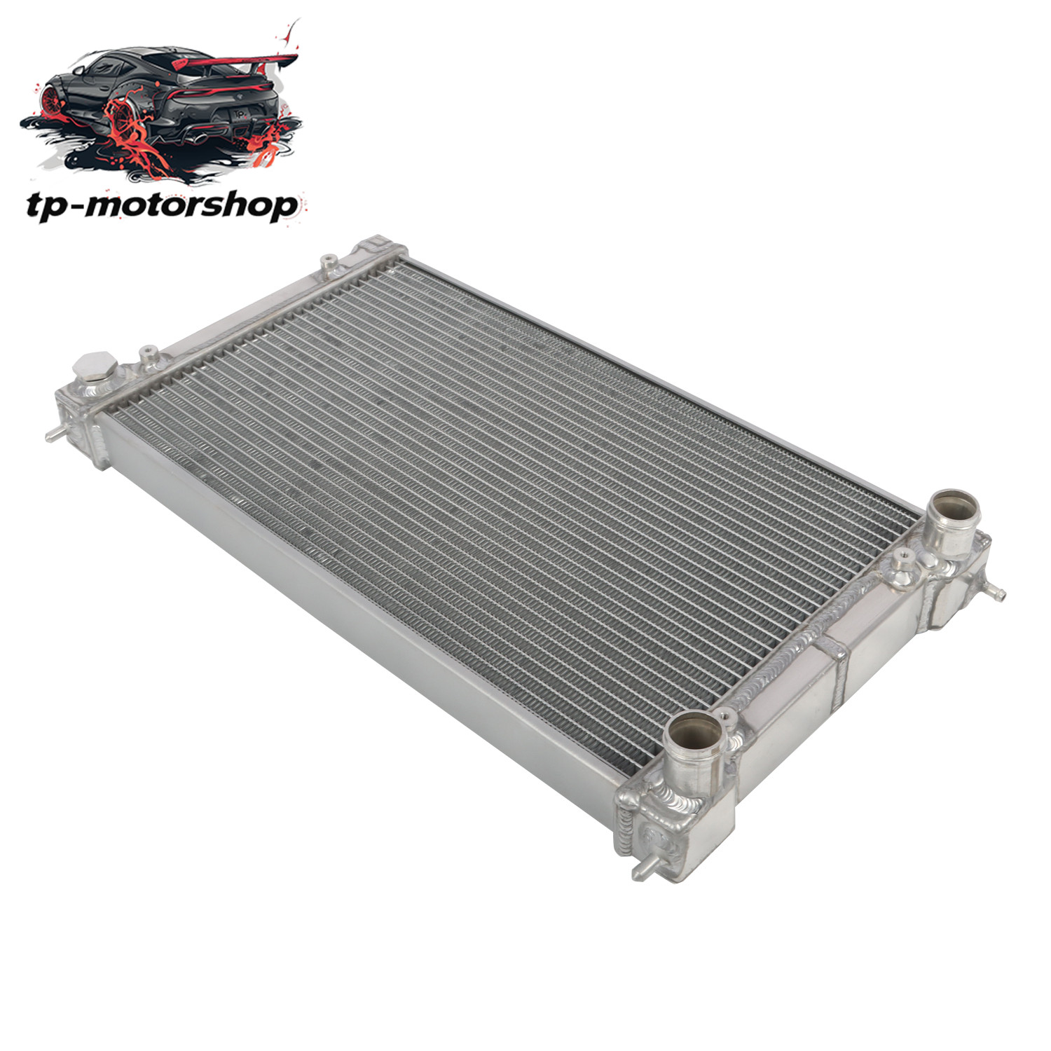 For 1980-92 VW Golf MK1 MK2 GTI Scirocco Aluminum Radiator 2 Row 1.6L 1.8L