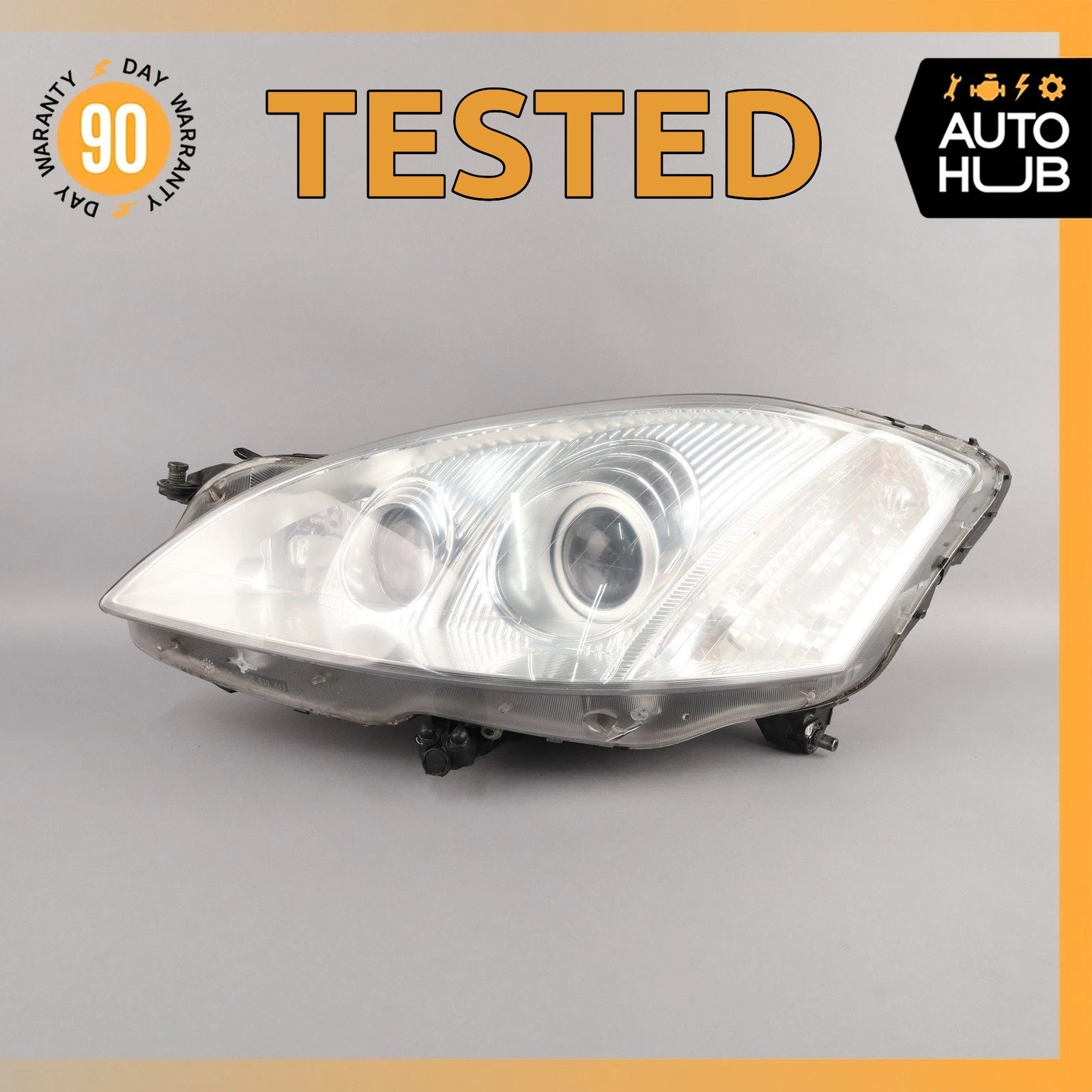 07-09 Mercedes W221 S550 S63 AMG Left Headlight Lamp Bi Xenon w/Night Vision OEM 07-09 Mercedes W221 S550 S63 AMG Left Headlight Lamp Bi Xenon w/Night Vision OEM