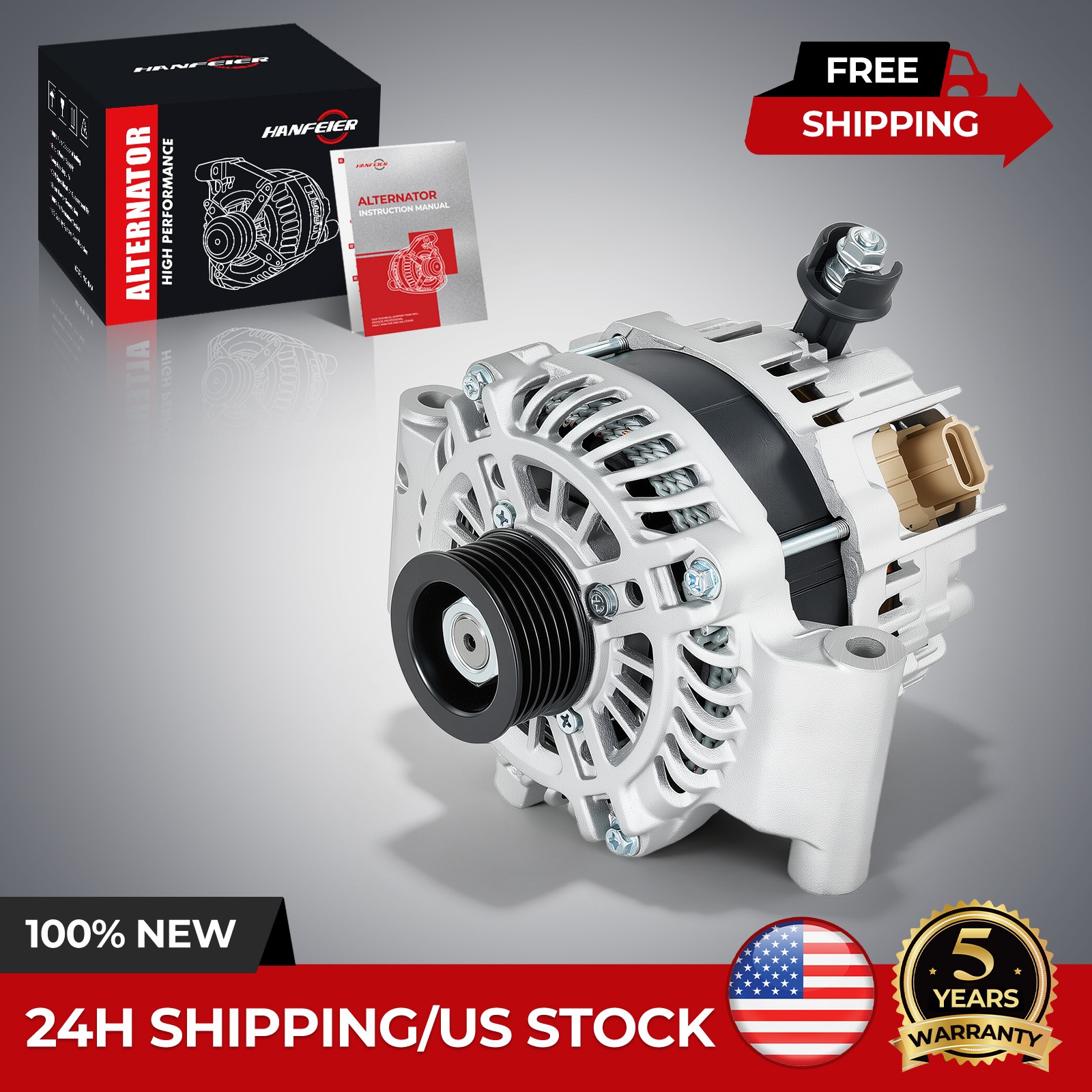 Alternator For Ford Focus 2008-2011 Escape 2009-2012 2.5L Fusion 2010 2.5L 150A