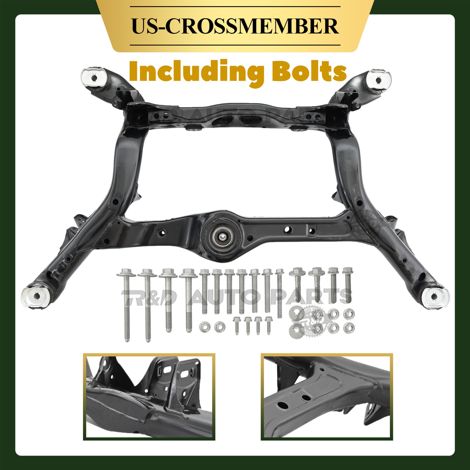 2009-2017 Rear Suspension Subframe Crossmember Engine Cradle For Audi Q5 W/Bolts 2009-2017 Rear Suspension Subframe Crossmember Engine Cradle For Audi Q5 W/Bolts