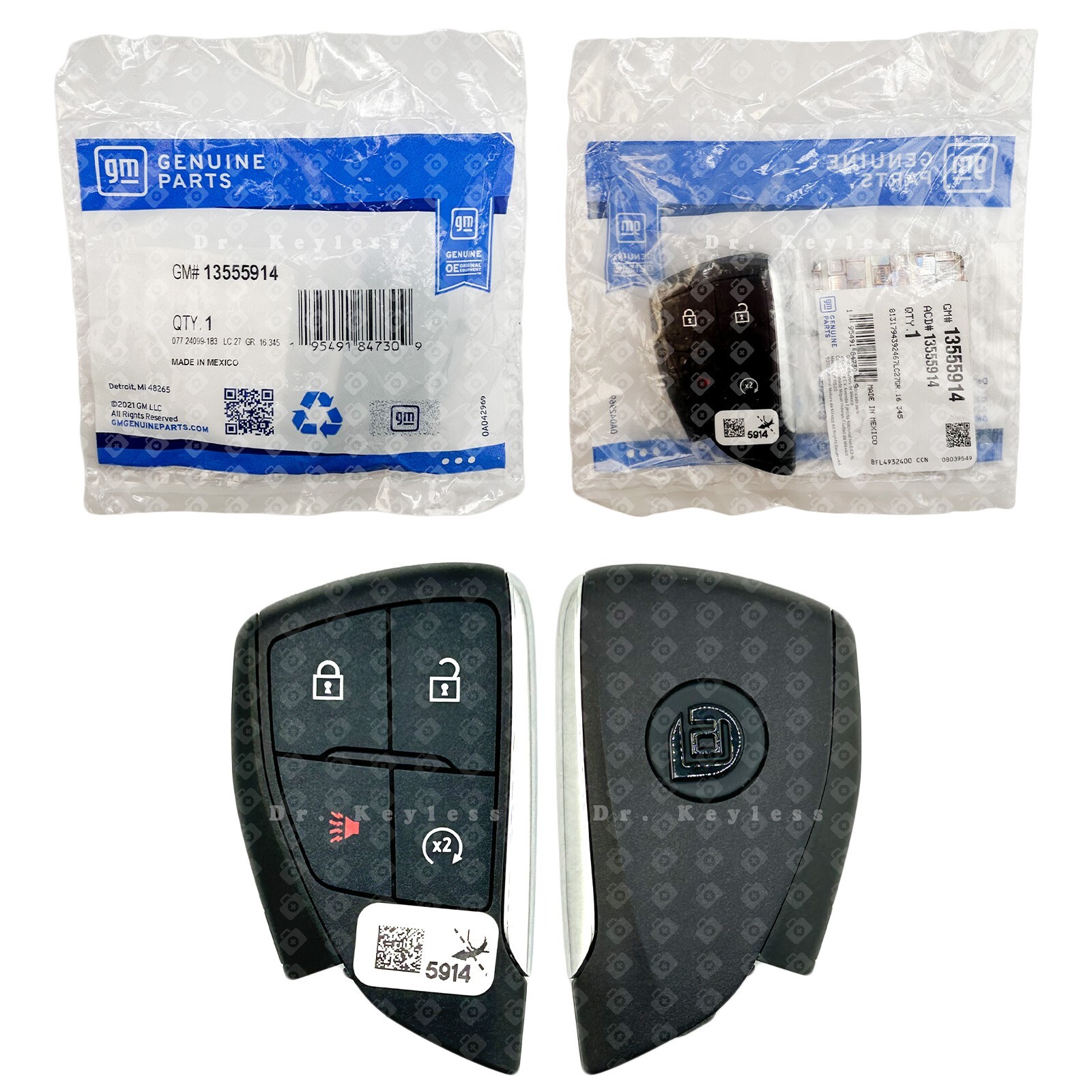 OEM BrightDrop Zevo Van Smart Key Fob Remote 4B YGOG21TB2