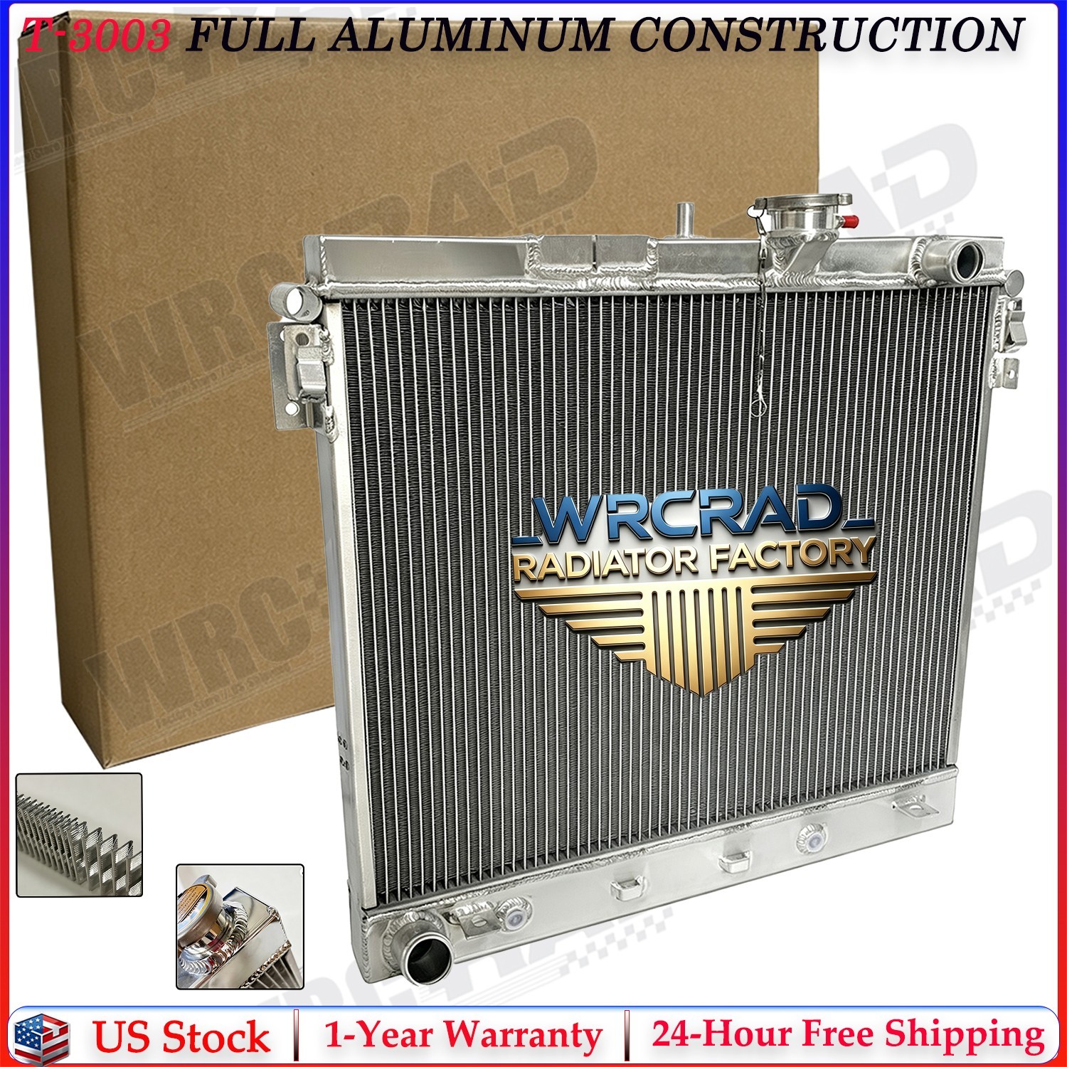 Aluminum Radiator For 2006-2012 Chevy/GMC Colorado Canyon Hummer H3 H3T 3.7/5.3
