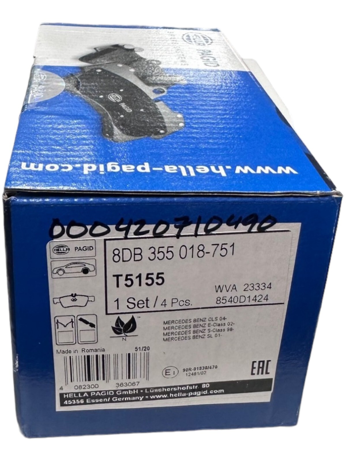 New PAGID 8DB 355 018-751, T5155 Brake Pad Set 🔥Fast Shipping🔥 New PAGID 8DB 355 018-751, T5155 Brake Pad Set 🔥Fast Shipping🔥