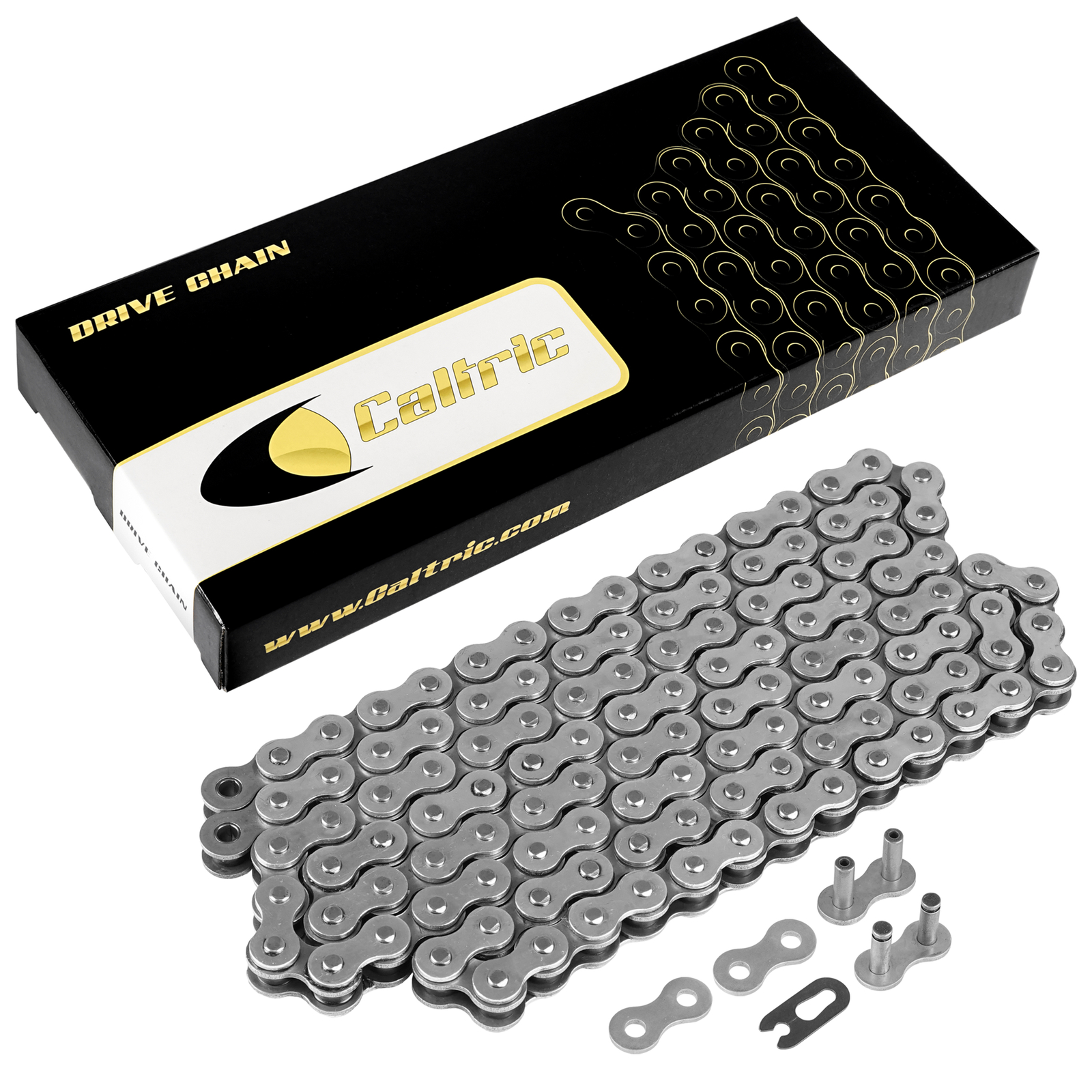 Caltric Drive Chain for Honda CT90 Trail 90 1968-1978 Caltric Drive Chain for Honda CT90 Trail 90 1968-1978