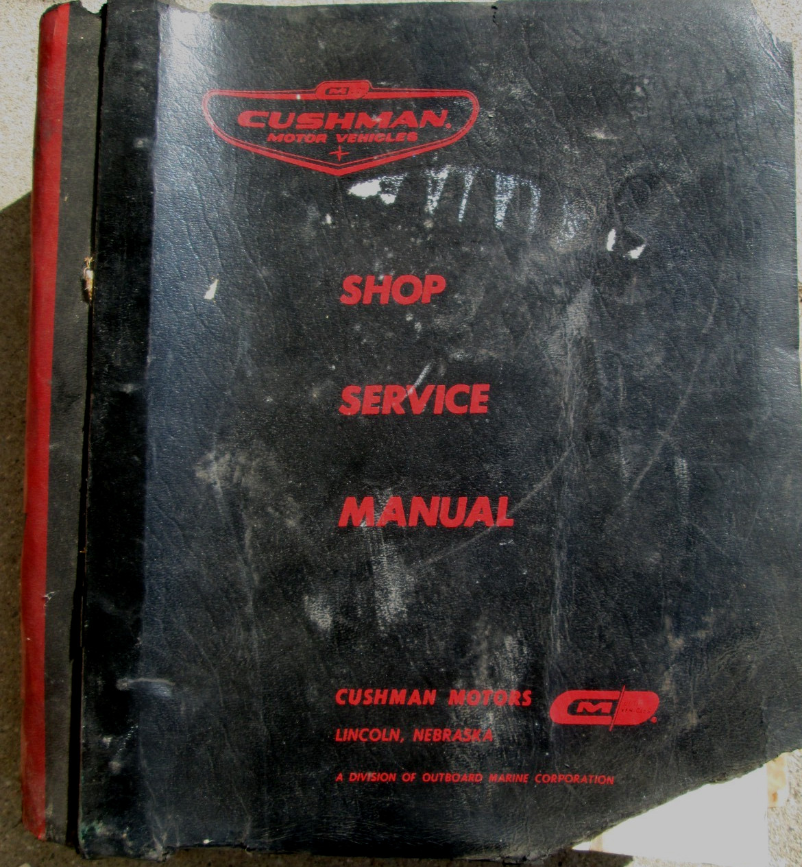 Cushman Motor Vehicles 735 780 Golfster Shop Service Manual & Parts Book Binder Cushman Motor Vehicles 735 780 Golfster Shop Service Manual & Parts Book Binder